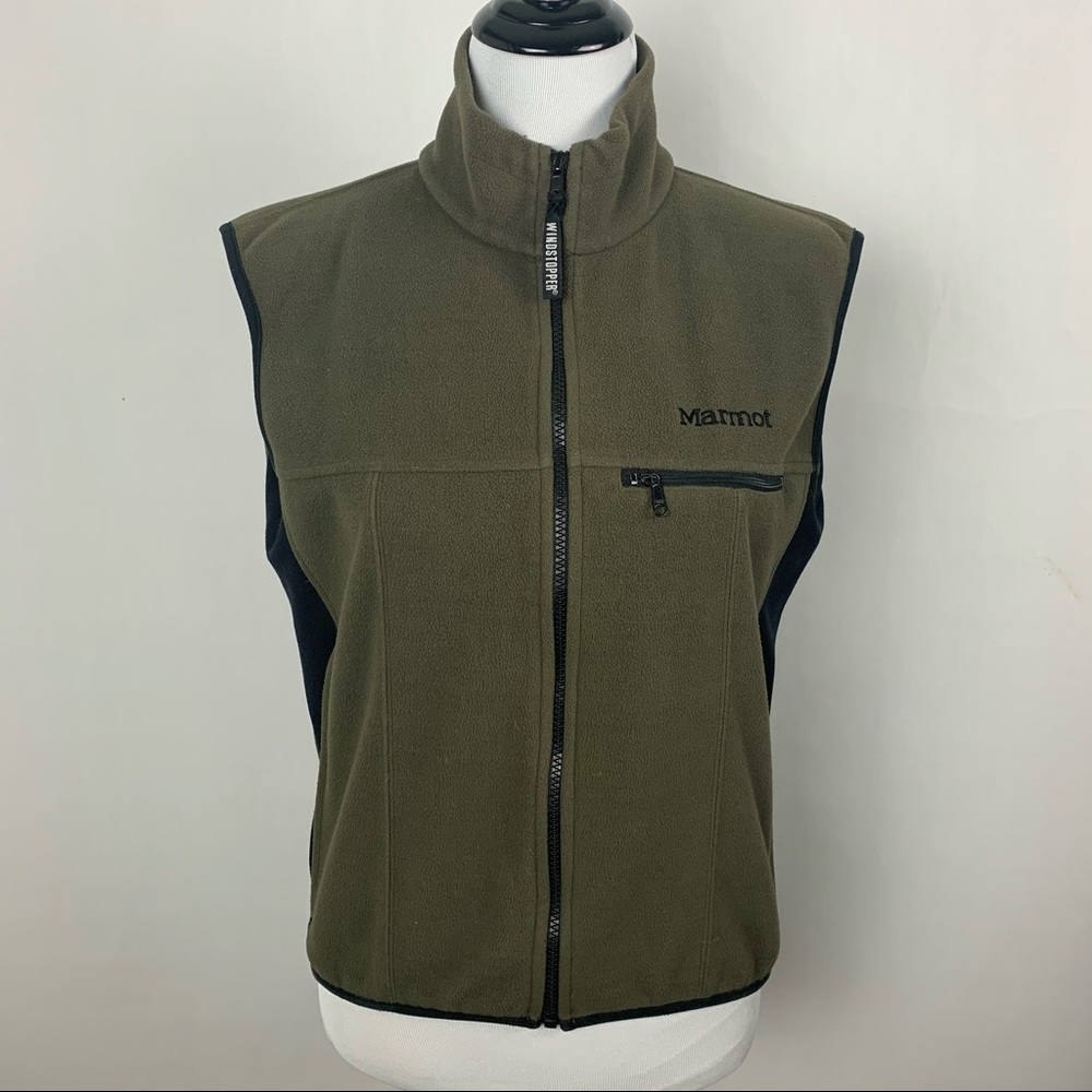 Marmot Windstopper Vest, Men’s, Small, Green